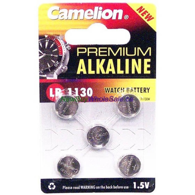 LR1130-AG10-BP5 - BATTERY ALKALINE LR1130 REPLACES AG10 (5 pcs/pkg)