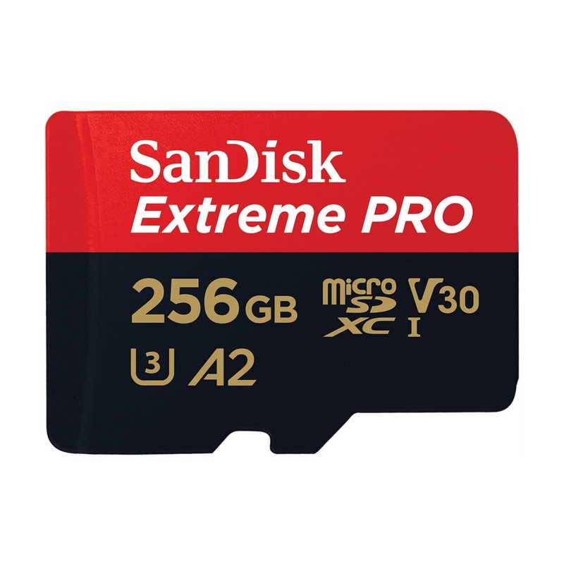 SanDisk Extreme Pro 256GB microSDXC UHS-I 200MB/s Memory Card - V30