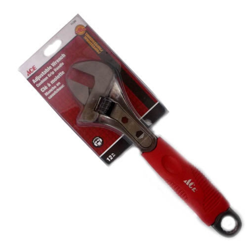 71320 - WRENCH ADJUSTABLE 12IN MAX 1.5IN WIDE JAW CUSHION GRIP HANDLE
