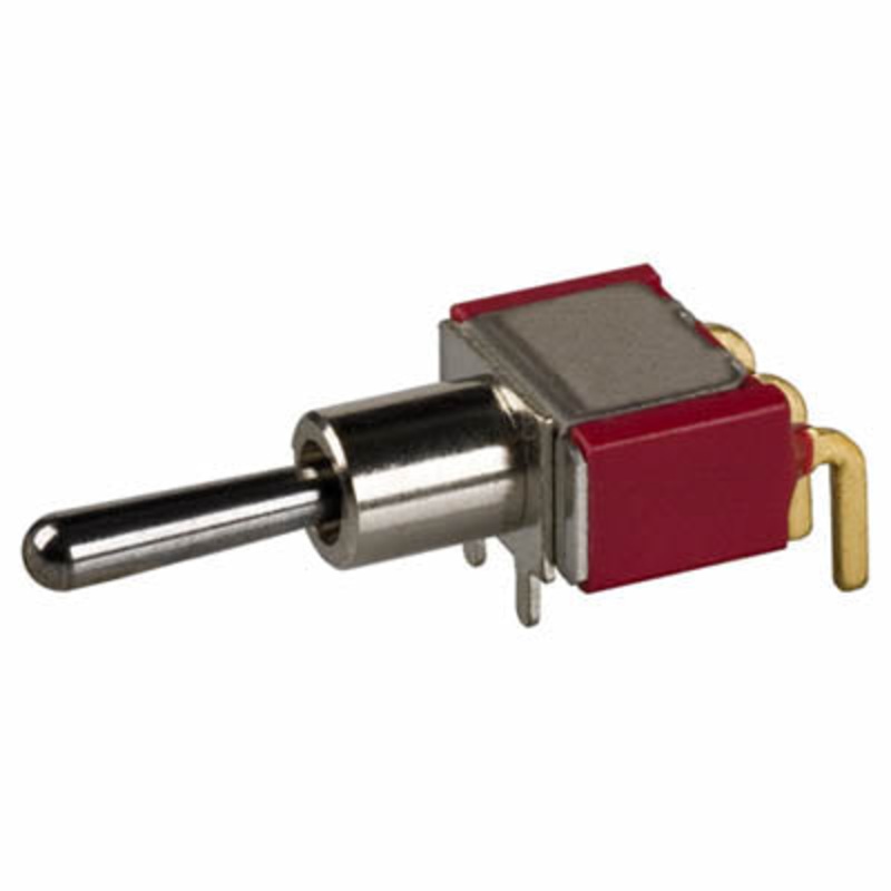 8125 - PUSH SWITCH MOM 1P2T NO/NC PCRA UNTHR HORIZONTAL BODY