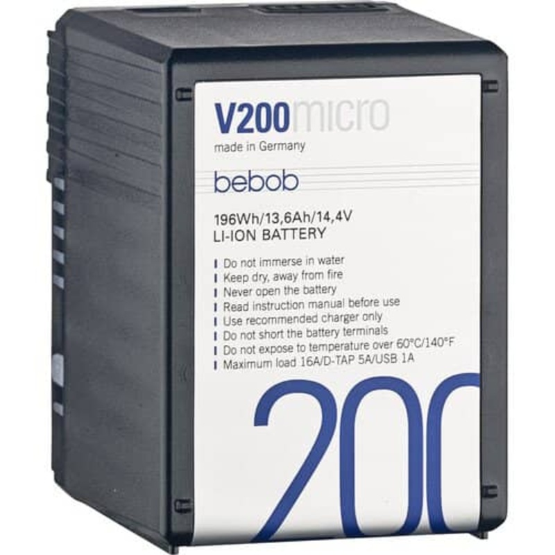 bebob V200MICRO V-Mount Battery