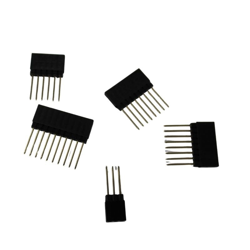 CONHD-331388 - SIPSKT 2.5MM 1X6S 2X8S 1X10S 2X3S NBST TIN BLK 5PC/SET (5 pcs/pkg)