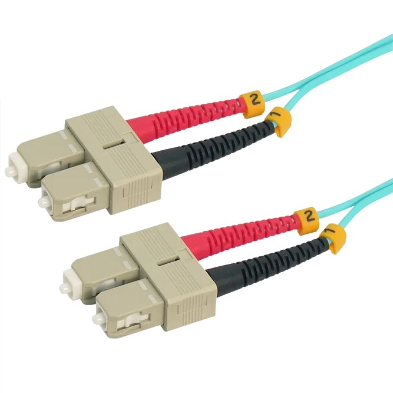 FO-CCG007 - FIBER OPTIC PATCH CORD SC-SC 7M DUPLEX MM OM3 50/125UM OFNR BLU