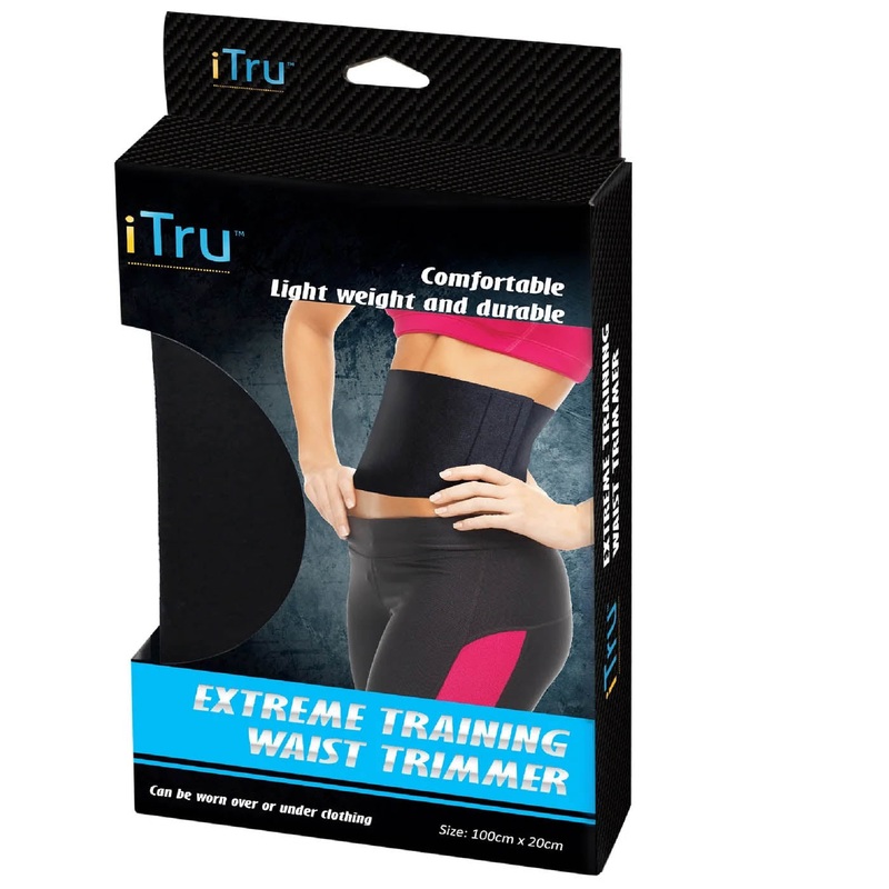 IT-2111 - SLIM WAIST BELT EXTREME TRAINING WAIST TRIMMER ONE SIZE FITS MOST