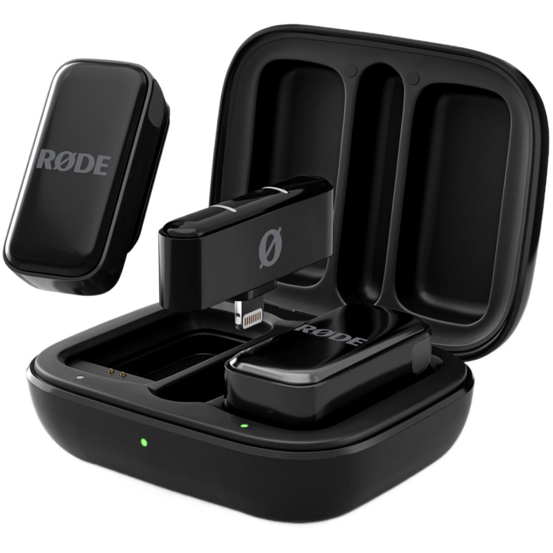 Rode Ultra-Compact Wireless Microphone for Lightning Smartphones Black