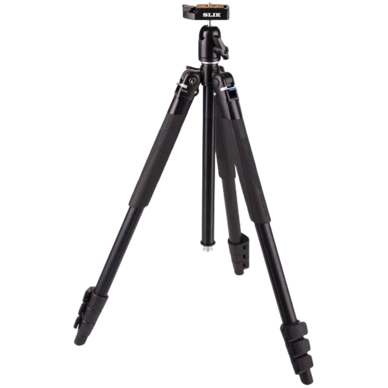 Slik Lite AL-420 Tripod with SBH-100DQ Ball Head & LED Center Flashlight