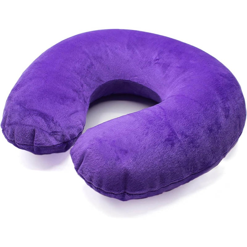 TP401-PL - TRAVEL PILLOW MEMORY FOAM PURPLE