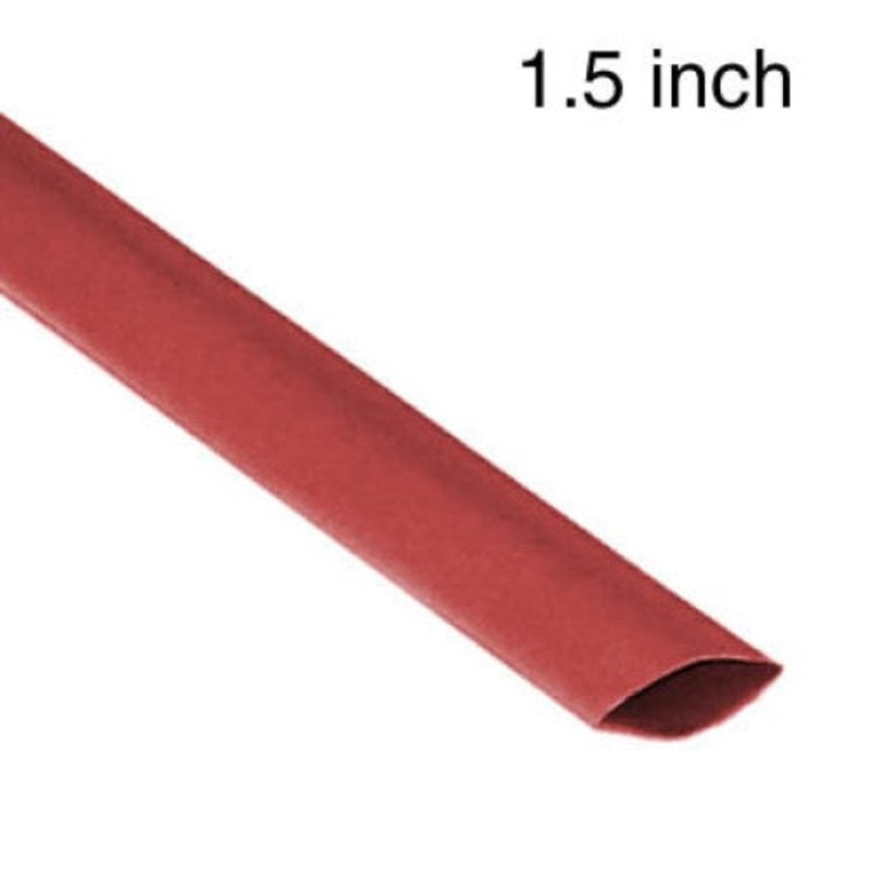 03628 - TUBING HST 1.5INX4FT SW RED 2:1 HC LABEL