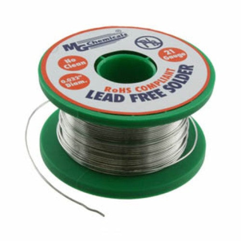 4901-227G - SOLDER WIRE LEAD FREE 1/2LB 21AWG 0.032IN SN96.5 AG3.5