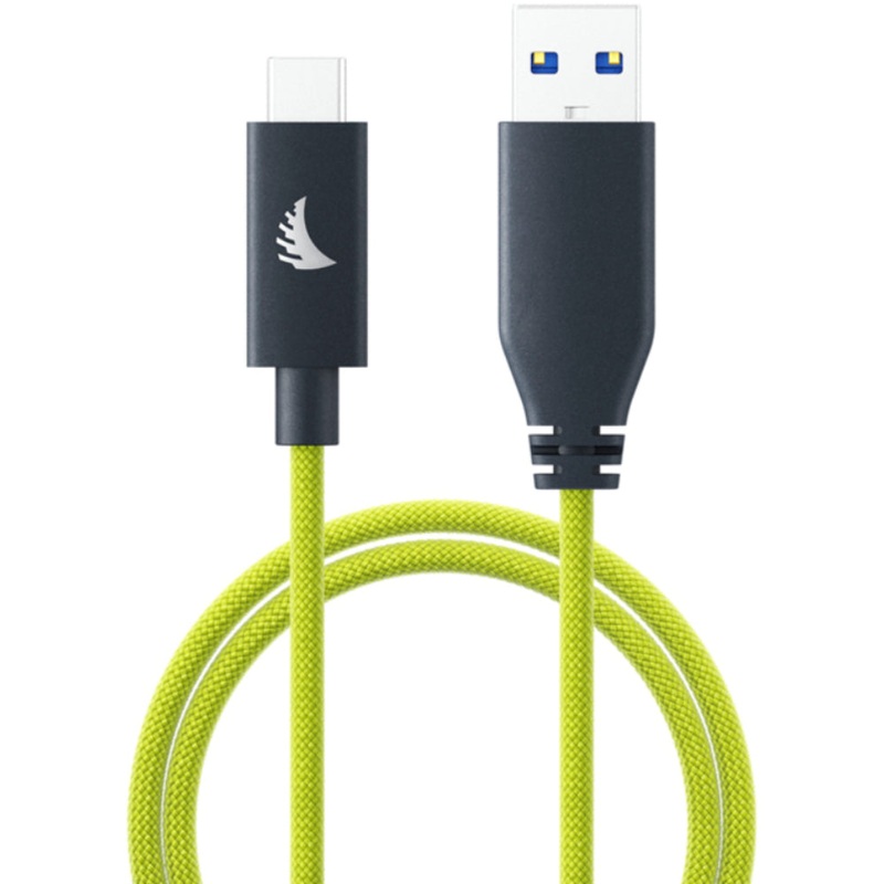 Angelbird USB-A to C 3.2 Solid Flex Cable Lime 32cm / 1ft