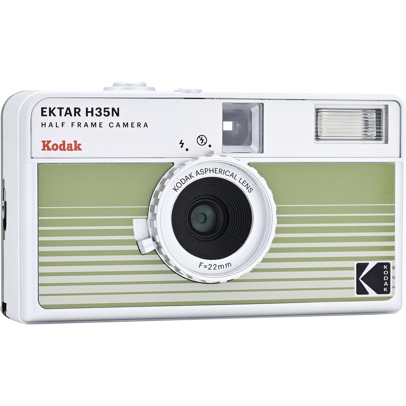 Kodak Ektar H35N Half Frame Camera Colour: Striped Green