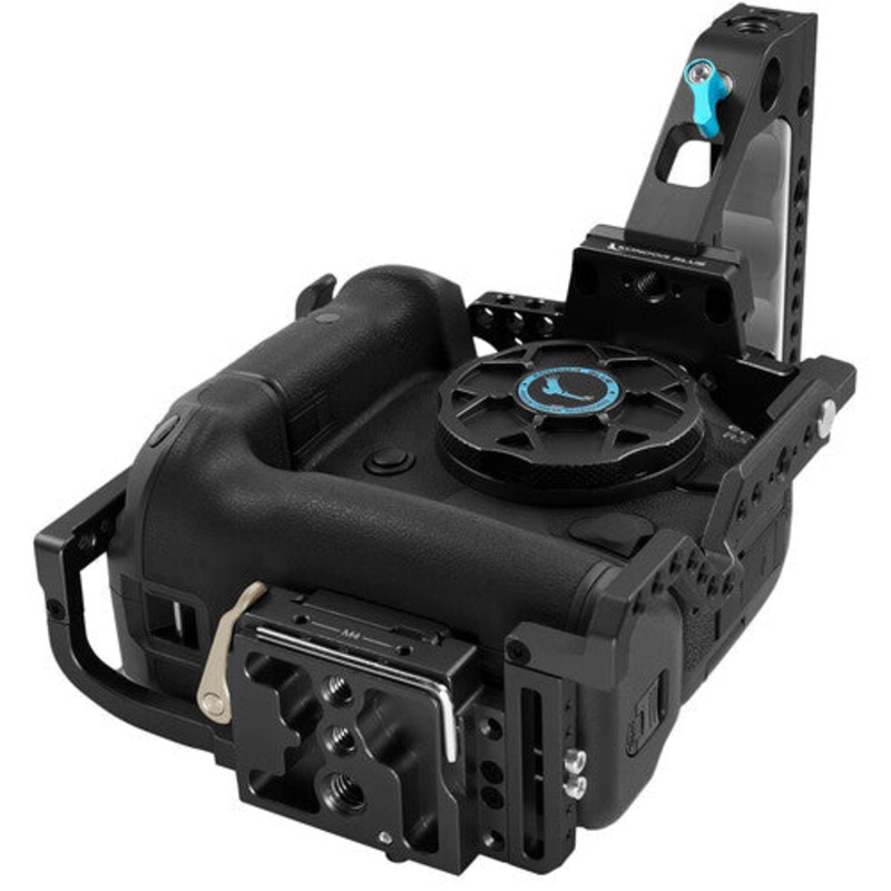 Kondor Blue Canon R5/R6/R Battery Grip Cage with Top Handle (Black)