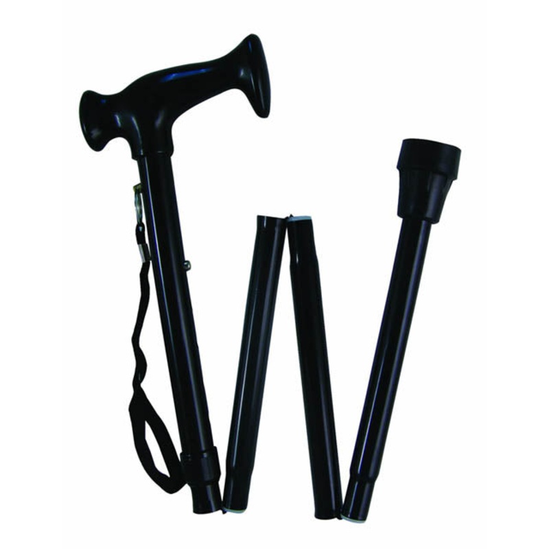 MHFCBLBL - CANE FOLDABLE ALUMINUM 250LB WEIGHT CAPACITY