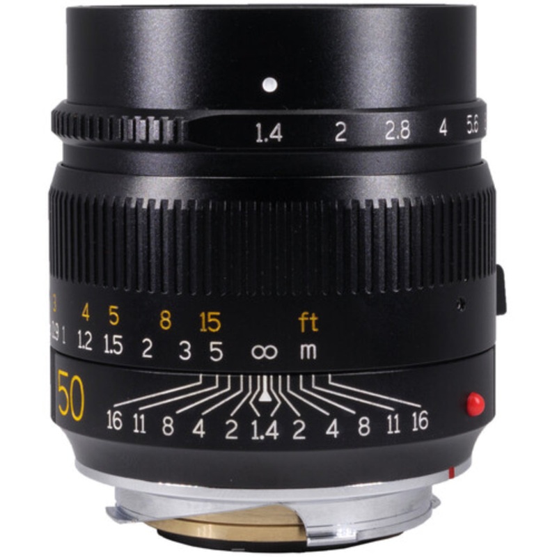 TTArtisan 50mm f/1.4 Lens Black