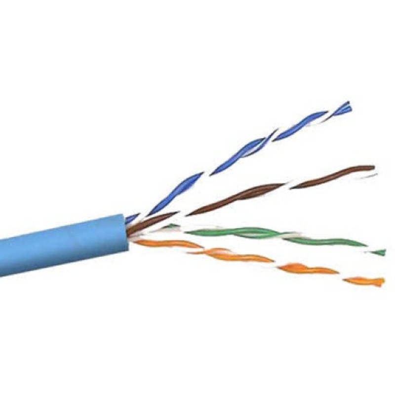 5BE244UTP/350M20 - CABLE CAT5E FT6 SOL BLU 1000FT 4P/24AWG 350MHZ PLENUM