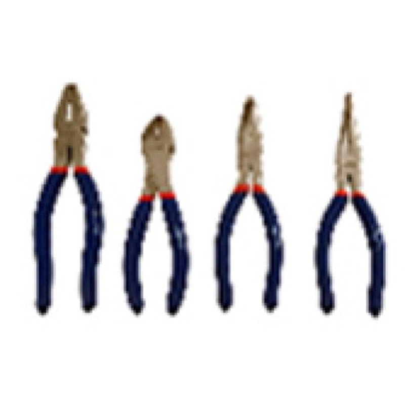 708562 - PLIERS SET ASSORTED 4PC/SET SLIPJOINT/NOSE/DIAGONAL/LINESMAN