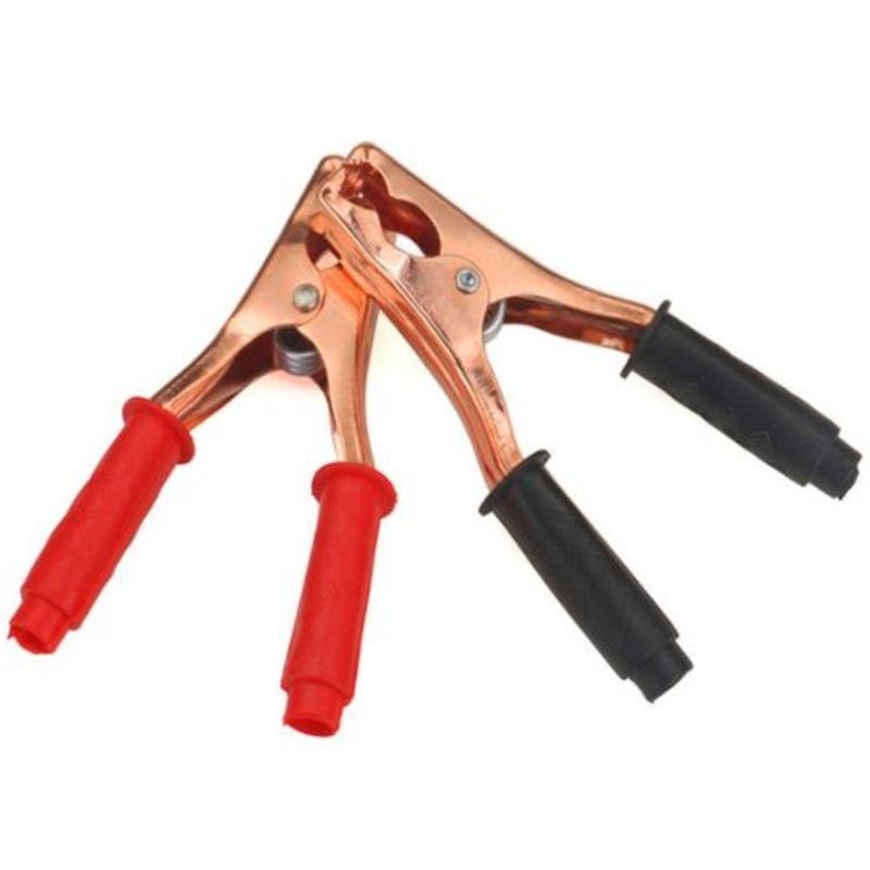 GBP-1987 - ALLIGATOR CLIP 6IN RED AND BLK INSULATED FOR CAR BATTERY