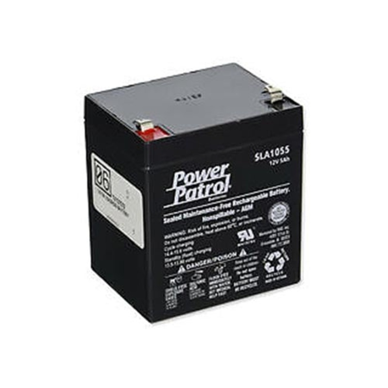 SLA1055 - BATTERY LEAD ACID 12V 5AH QT 3.5X2.75X4IN (90X70X100MM)