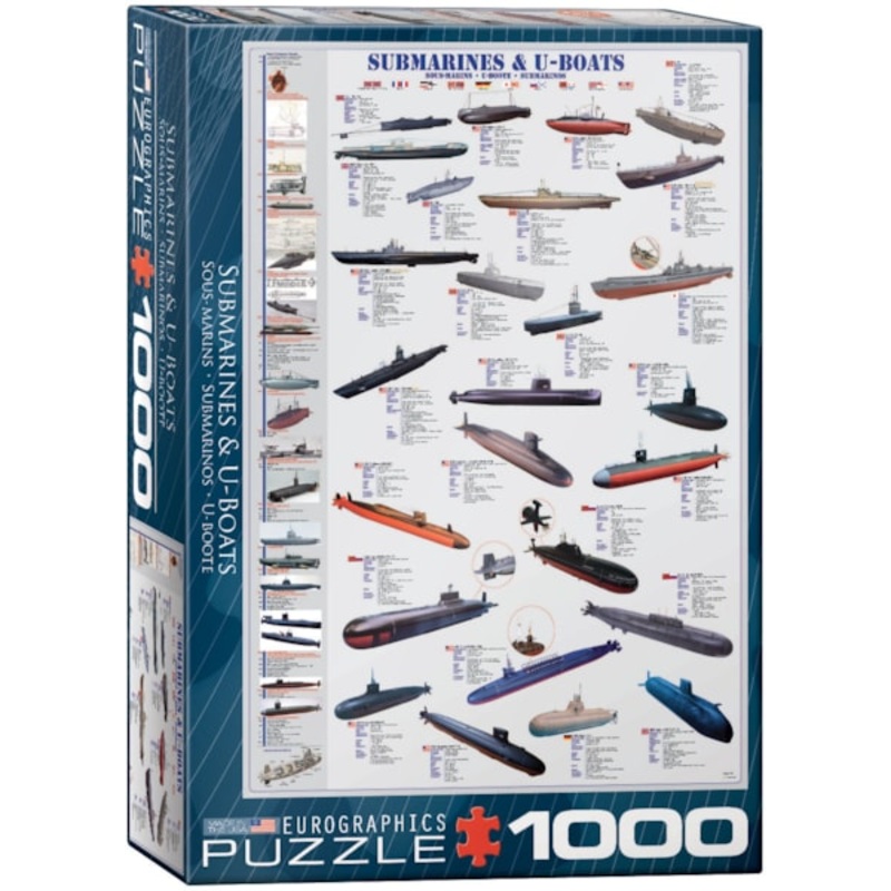 Submarines and U-Boats-1000 pc