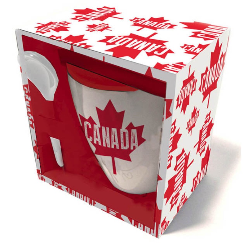 00619 - CANADA MUG W/SPOON