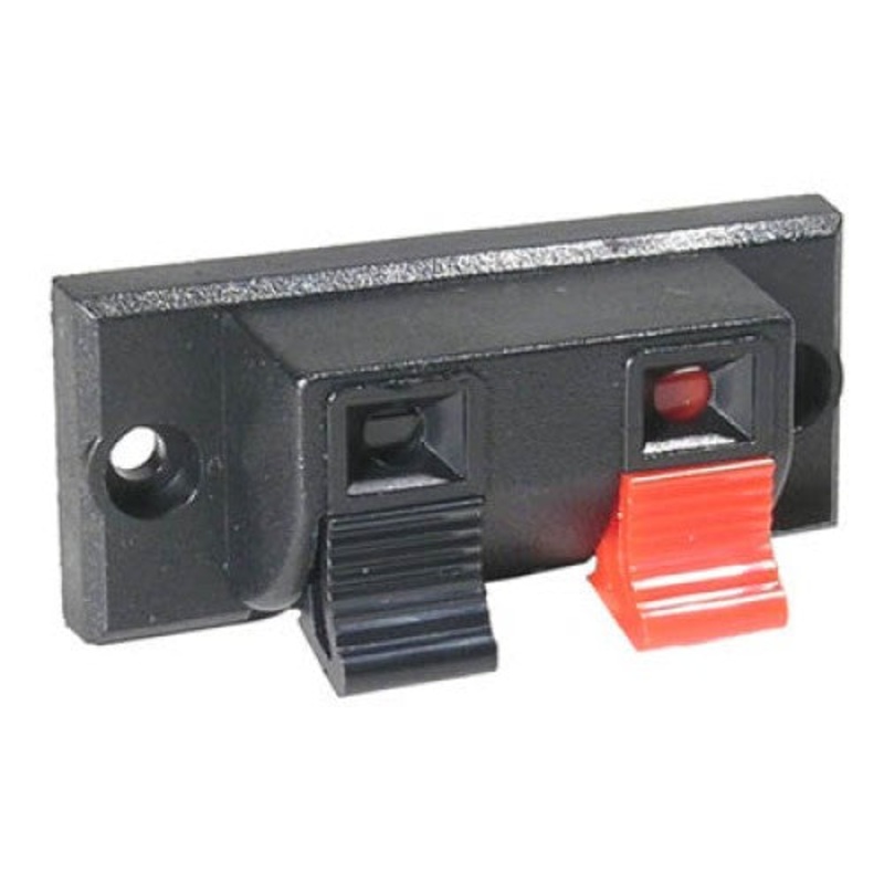 58-099-2 - SPEAKER TERM 2POS RECT RD/BK 18X54MM (2 pcs/pkg)
