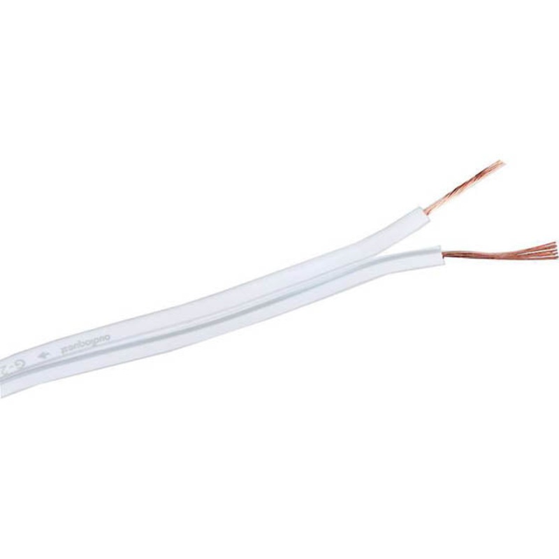 77001 - SPEAKER WIRE AWG 18 STD 500FT CL2 WHT