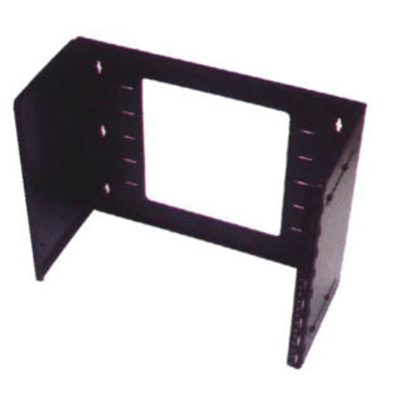 HWBKT-8UA - WALL MOUNT BRACKET 8U 19IN BLK ADJUSTABLE DEPTH 7-11IN HINGED