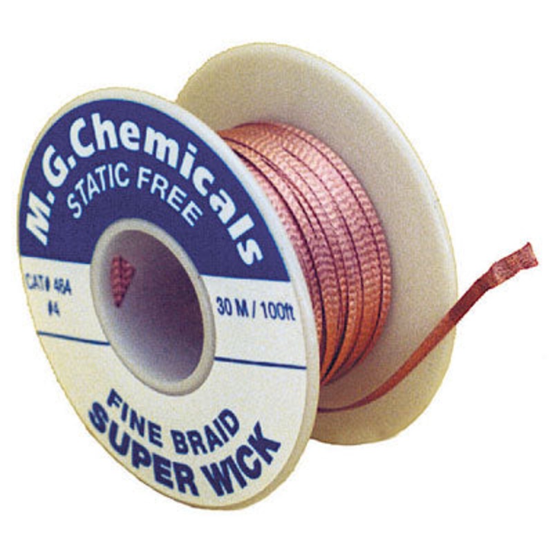 426-10 - SOLDER WICK #4 BLUE 2.5MM 5FT RA ROSIN (10 pcs/pkg)