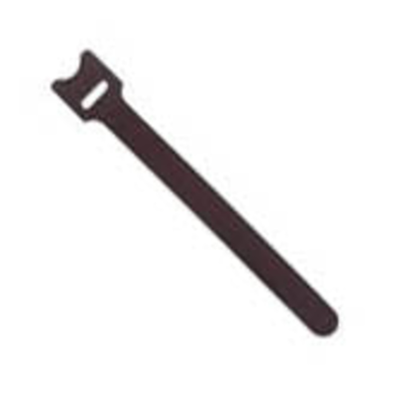 72451 - VELCRO HOOK AND LOOP TIE BLACK 6IN X12MM (10 pcs/pkg)