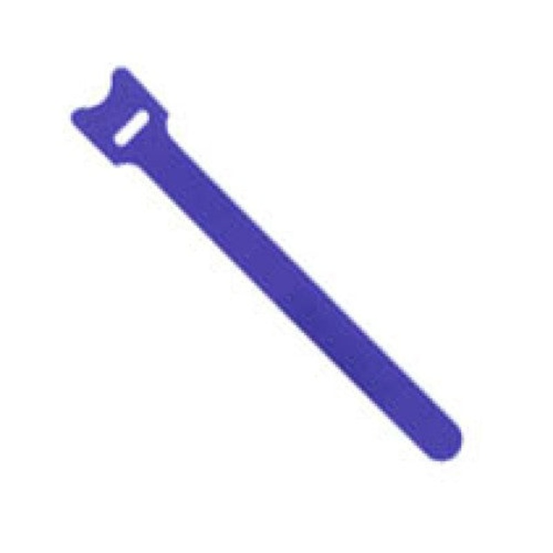 900-098-BU - VELCRO HOOK AND LOOP TIE BLUE 8IN (25 pcs/pkg)