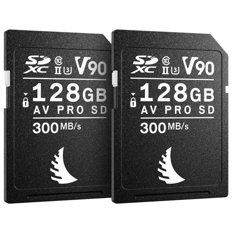 Angelbird MatchPack AV PRO 128GB SDXC UHS-II 300MB/s Memory Card for Nikon (2 Pack) - V90