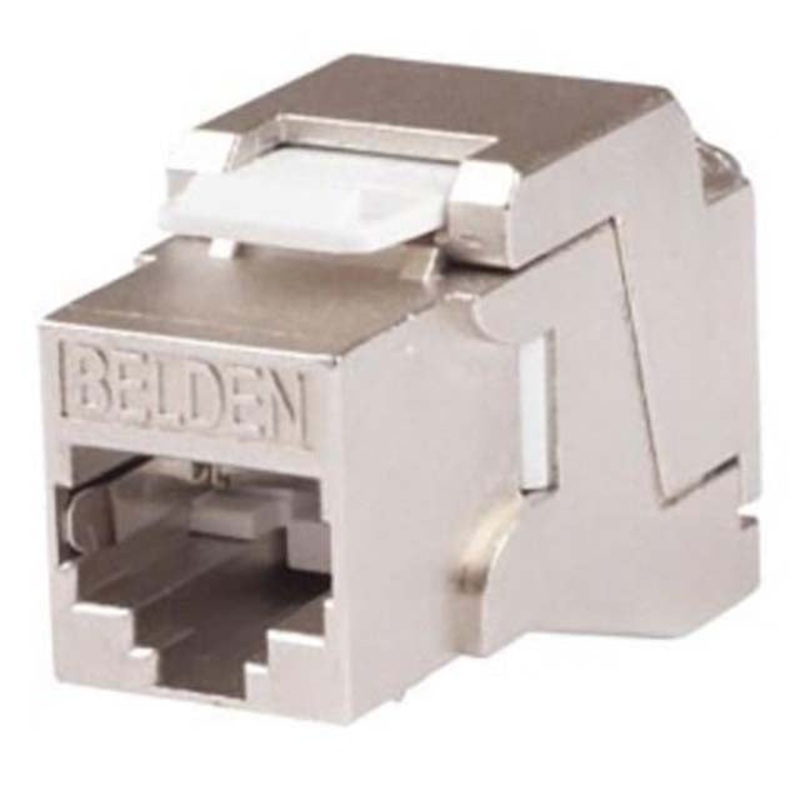 AX108297 - KEYSTONE JACK CAT6A SHIELDED 110 180DEGREES NEEDS PUCHDOWN TOOL