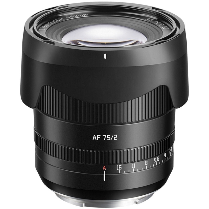 TTArtisan 75mm f/2 AF Lens Black