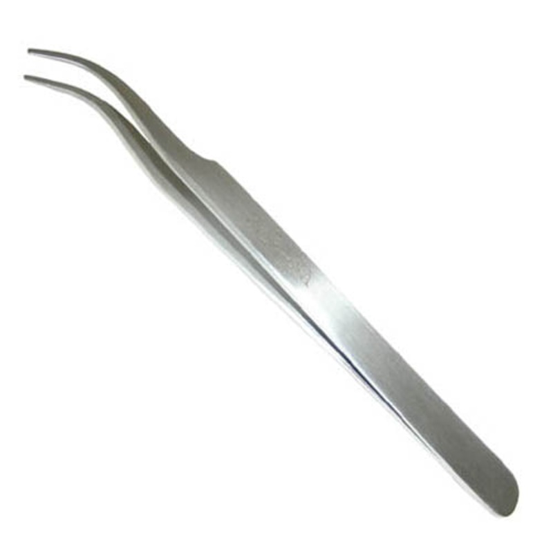 84-132-1 - TWEEZER METAL 4.5IN BENT NON-MAGNETIC