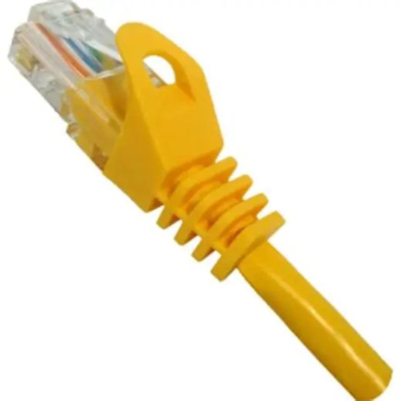 PC-6020Y - PATCH CORD CAT6 YEL 20FT SNAGLESS BOOT