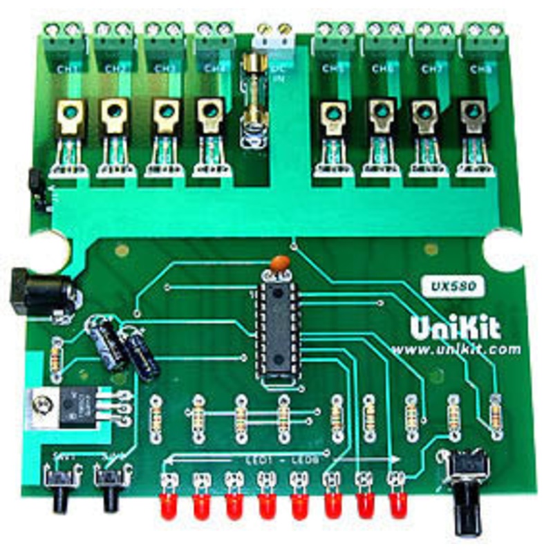UK580 - LIGHT CHASER 8-CH 20-PGM - ASSLD ASSEMBLED