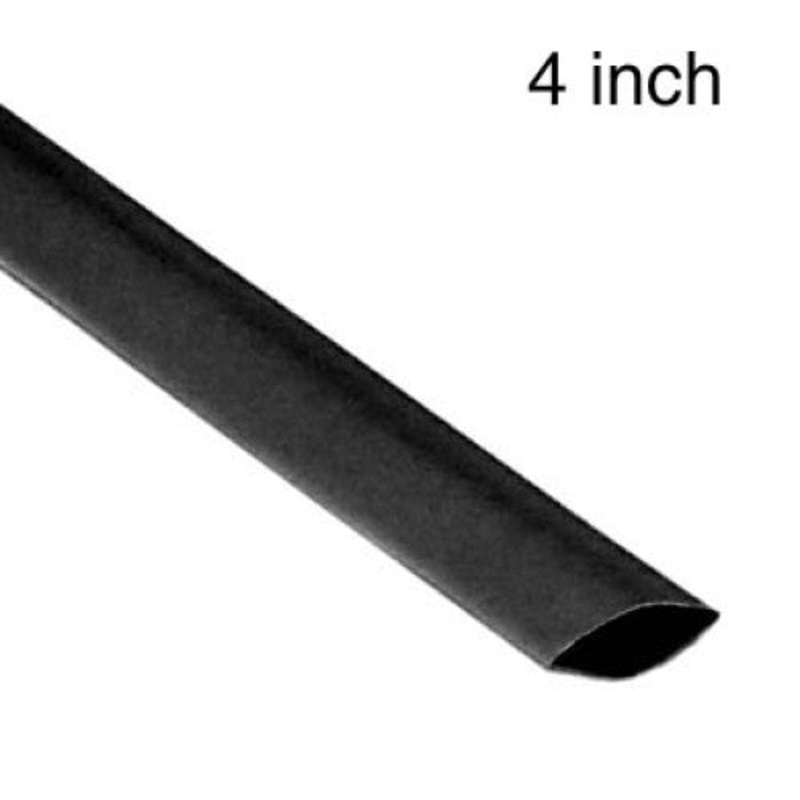 01963 - TUBING HST 4INX4FT SW BLK 2:1 600V 125C