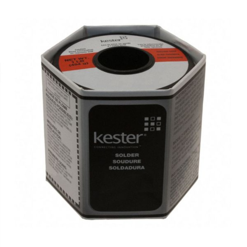 24-6337-6411 - SOLDER WIRE 63/37 WATERSOL 1LB 1.5MM 0.062IN SN63PB37 3.3% 331