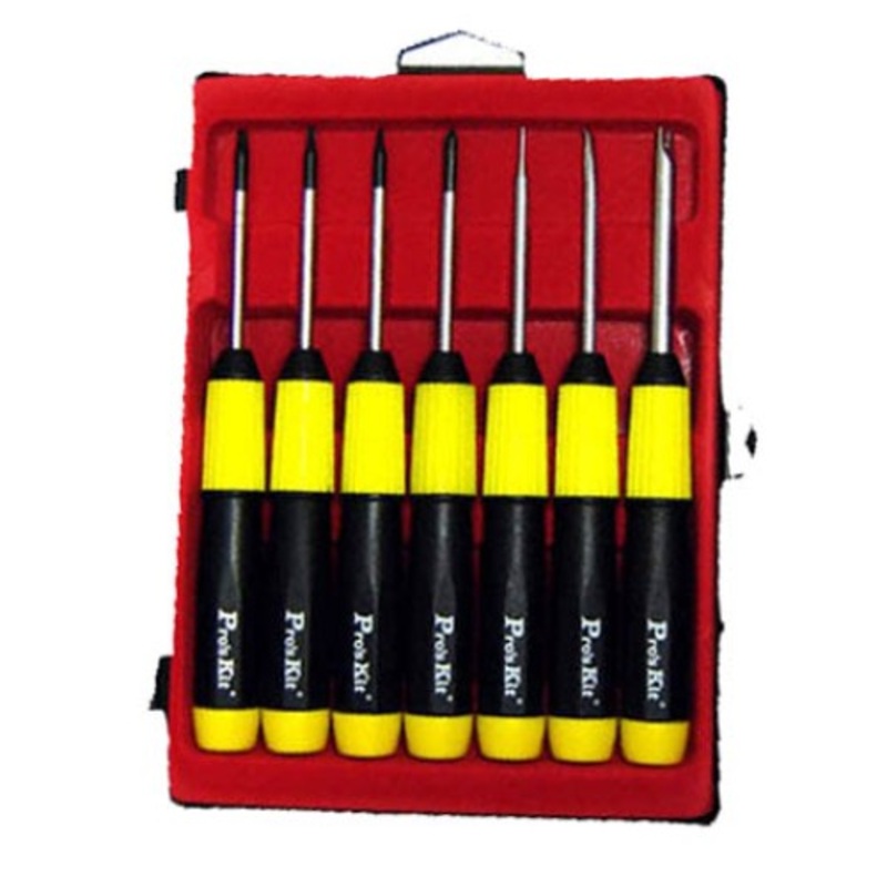 500-024 - SCREWDRIVER SLOT/PHIL/TORX/FORK 7PC/SET