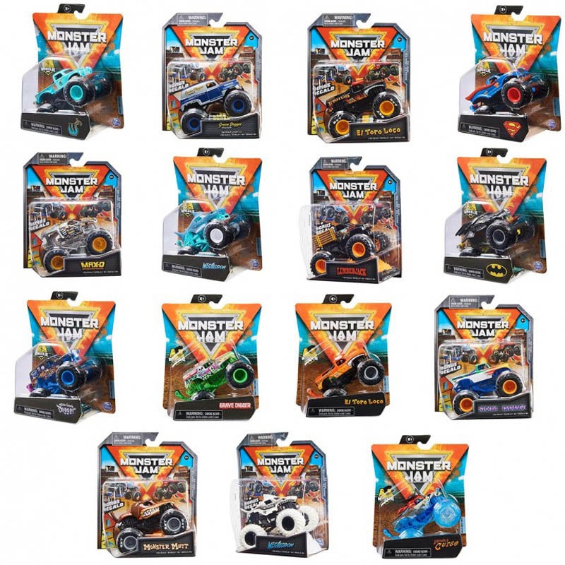 6044941 - TRUCK MONSTER JAM 1:64 SCALE ASSORTED STYLES 1PC/PACK