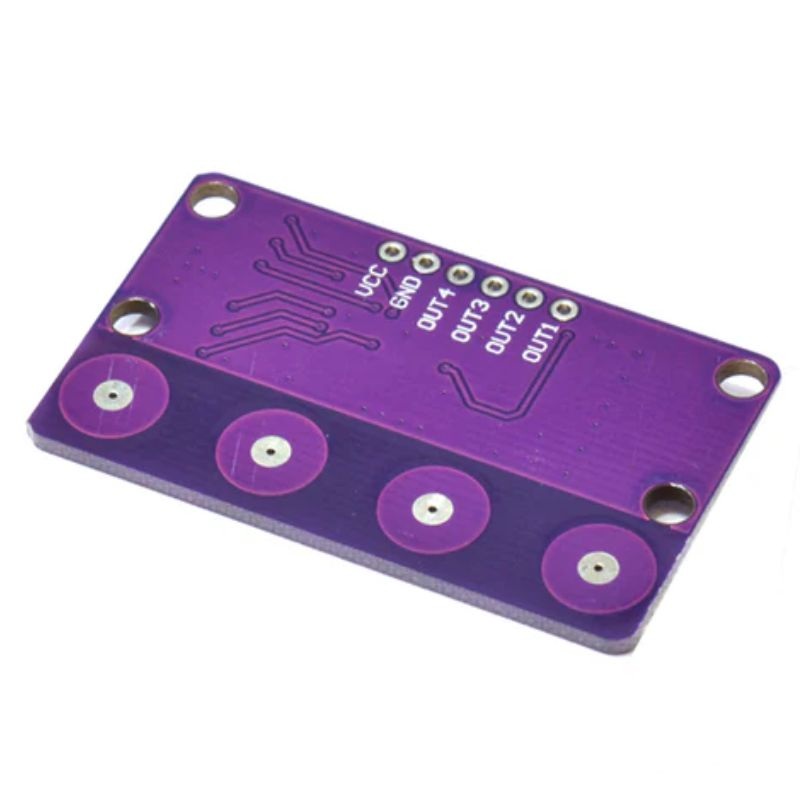 PROTS-001204 - TOUCH SENSOR 4 KEYS CAPACITIVE 2-5.5V