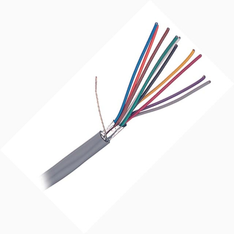 T5510-10 - CABLE 10C 22AWG STR SHLD 10METER FT4 600V 105C GREY