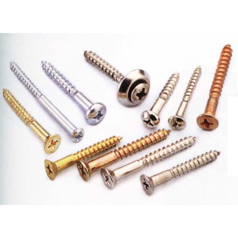 WHS-2351-RH - SCREW WOOD #10X1 1/4IN ROBERTSON ROUND HEAD NICKEL PLATED (12 pcs/pkg)