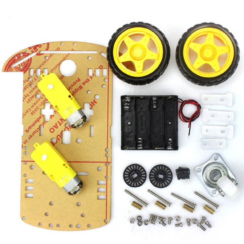 03541 - 2 WHEEL DRIVE MOTOR CHASSIS BATTERY BOX KIT FOR ARDUINO