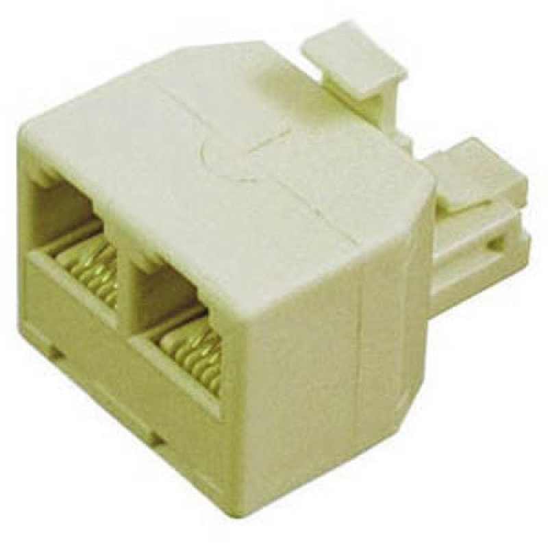 300-024 - MODULAR T ADAPTER 6P4CJKX2-6P4CP BEIGE