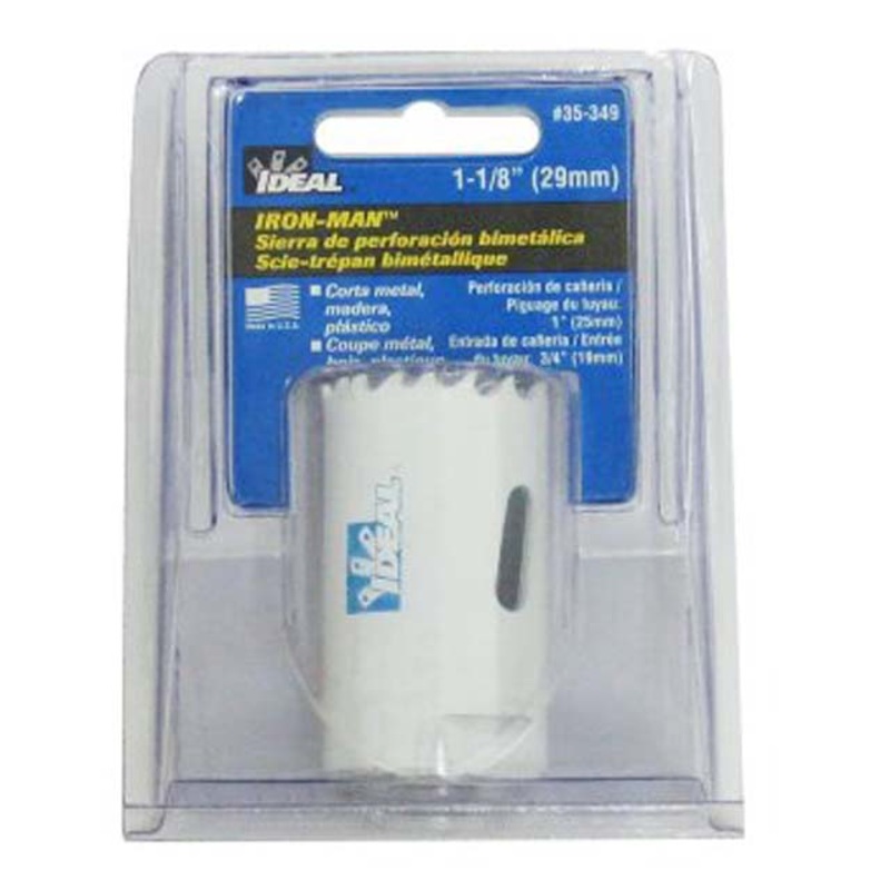 35-349 - HOLE SAW 1-1/8IN PIPE TAP 1INCH