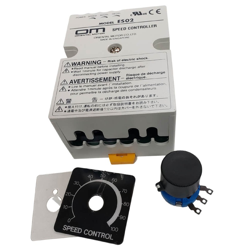 ES02 - SPEED CONTROLLER FOR AC MOTOR 200-230V 50/60HZ 1.4A IP20 90W