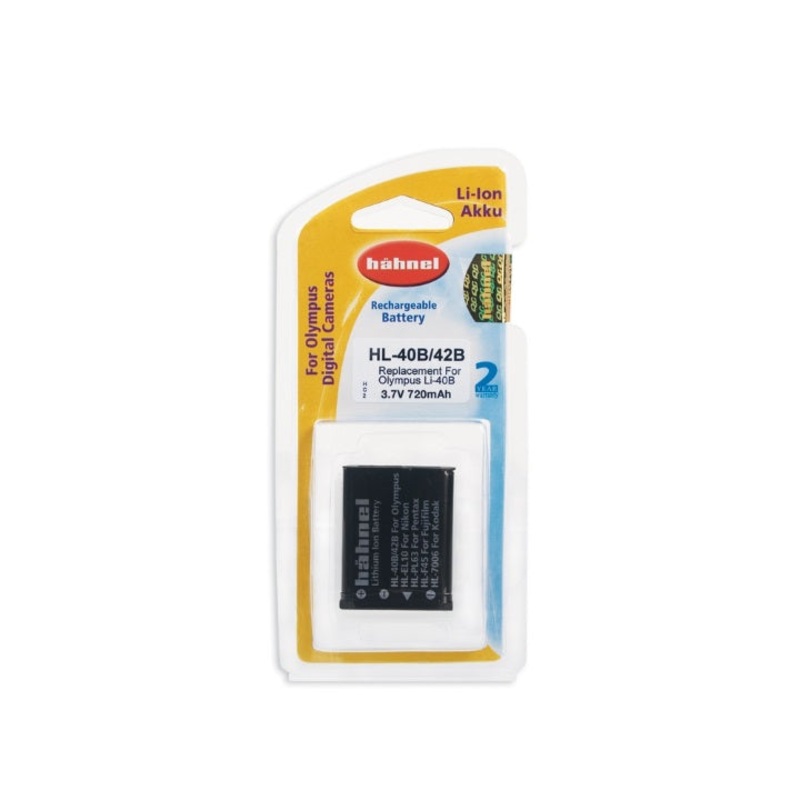Hahnel Li-40B/42B 720mAH 3.7V Battery for Olympus