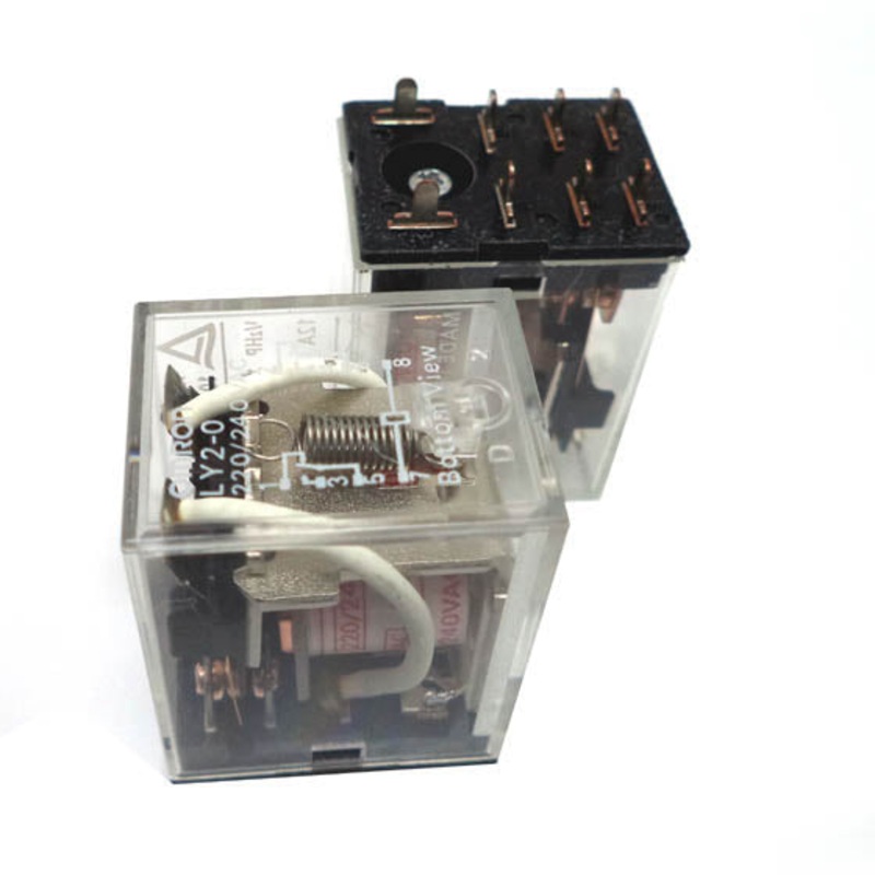 LY2-0-AC220/240V - RELAY AC 220/240V 2P2T 10A 8P PCMT 10A/120VAC/220VAC