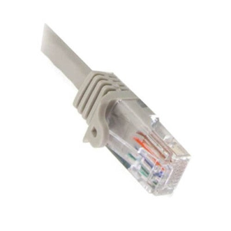 PC-6002G - PATCH CORD CAT6 GRY 2FT SNAGLESS BOOT